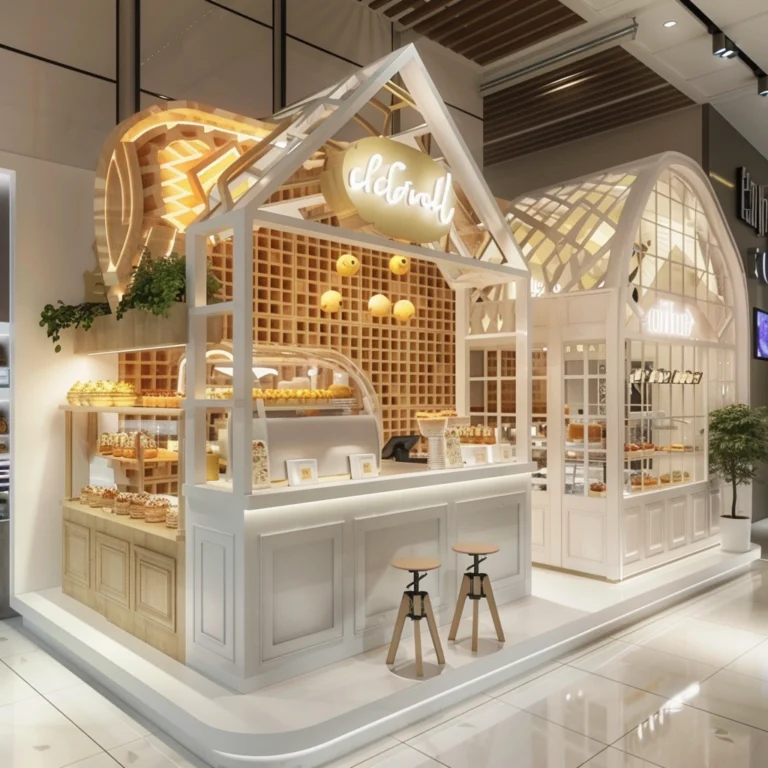 Konsep dan desain booth portable di mall malang karya grobong.com