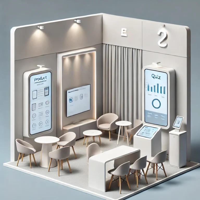 contoh dekorasi unik untuk stand pameran