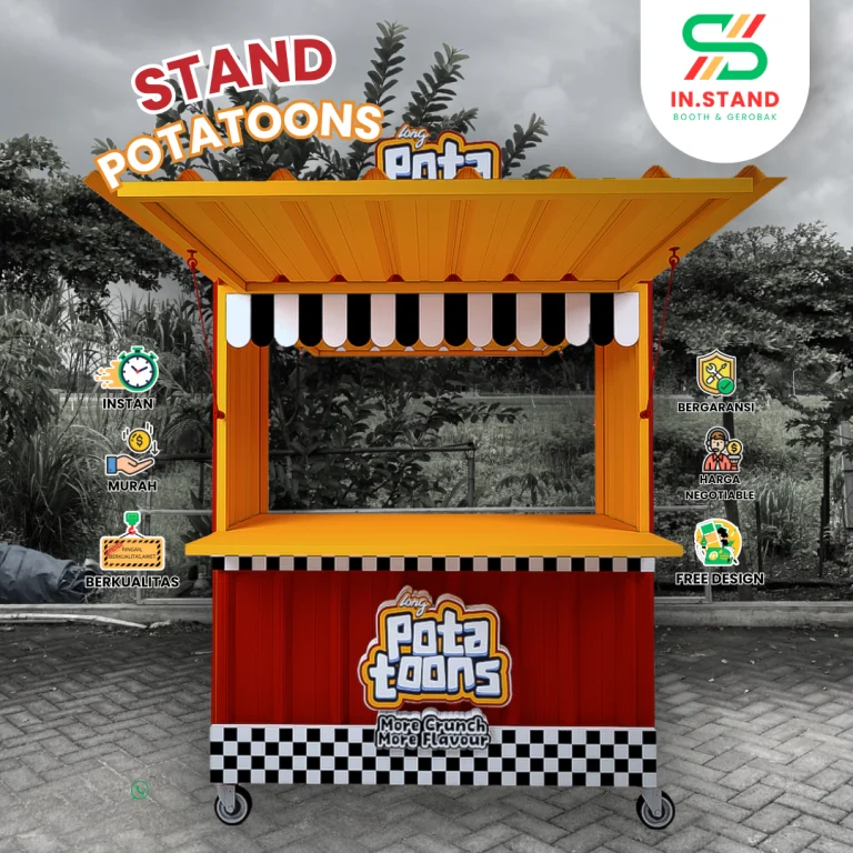 salah satu stand atau booth kontainer karya in.Stand